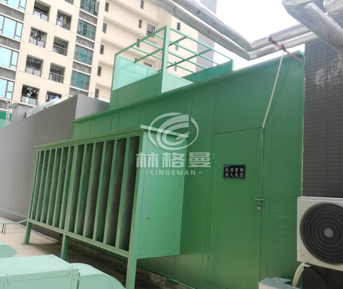懷德公元益田假日電影院空調(diào)風冷熱泵減振降噪治理工程實例